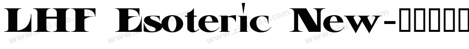 LHF Esoteric New字体转换